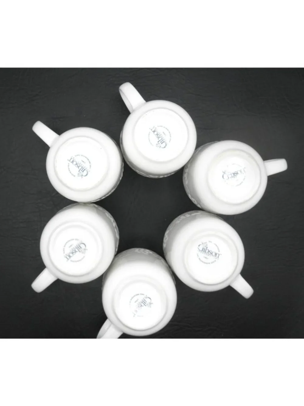 Fruit by Gibson Flat Cup and Saucer Set Service for 6 Pattern Code: GIDFRU